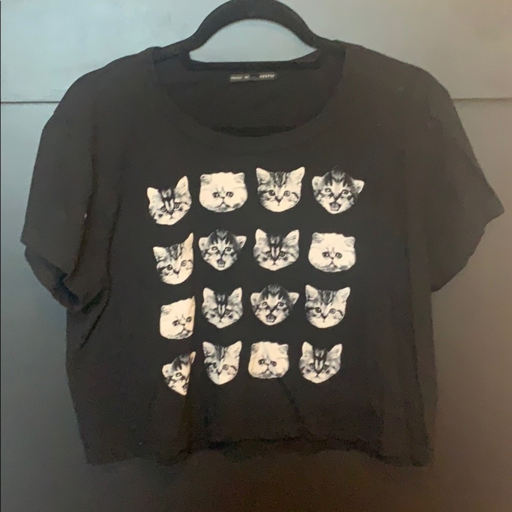 Truly Madly Deeply Kitten Crop Top